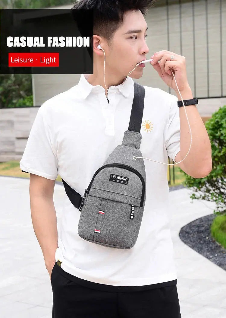 Men's Waterproof Fanny Pack – Large Capacity Waist Bag for Travel Dealprice.co.uk