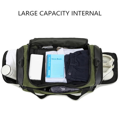 Gym Bag Dry Wet Separate Duffel Bag with Shoe Compartment