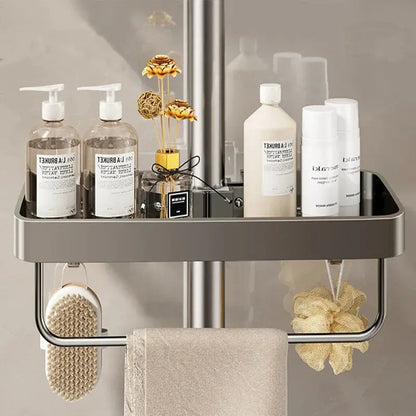 Removable No-Drill Shower Shelf – Sleek & Functional Storage Solution Dealprice.co.uk
