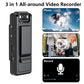 WiFi Mini body Camera – 1080P Portable Body Cam with Night Vision, 180° Rotatable Lens