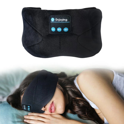 Sleep Headphones Bluetooth Eye Mask – Wireless Sleep Mask with 10+ Hrs Playtime