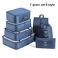 7PCS Travel Organizer Set – Packing Cubes for Clothes, Shoes & Luggage