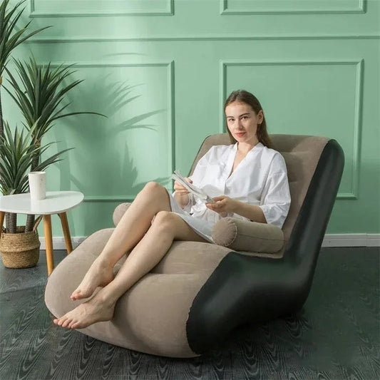Inflatable Lazy Sofa – Comfortable & Stylish Recliner for Indoor Relaxation Dealprice.co.uk