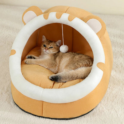 Super Cat Bed - Warm & Cozy Cave for Cats & Small Dogs Dealprice.co.uk