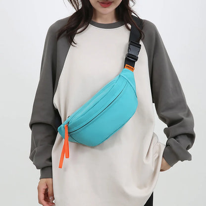 Casual Waterproof Waist Bag – Unisex Belt Pack for Everyday Use