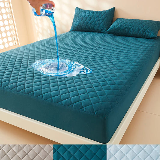 3D Air Fabric Thick Waterproof Mattress Protector – Breathable, Soft & Durable Bed Cover