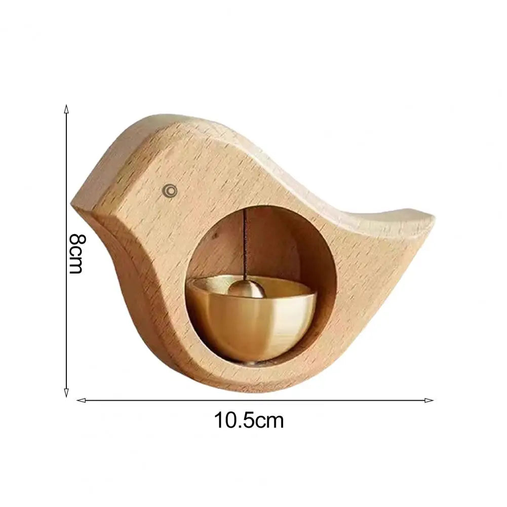 Wood & Brass Shopkeeper's Bell – Loud Sound Door Chime for Home Dealprice.co.uk