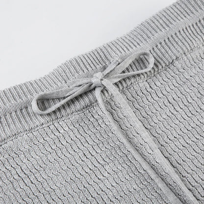 Knitted Maxi Skirt – High Street Woollen Straight Skirt (Autumn/Winter)