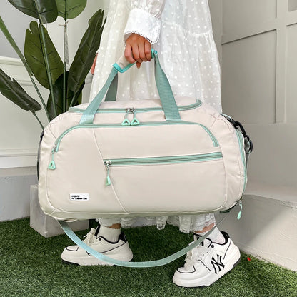 Women’s Large Oxford Travel Tote – Waterproof Gym & Weekend Shoulder Bag