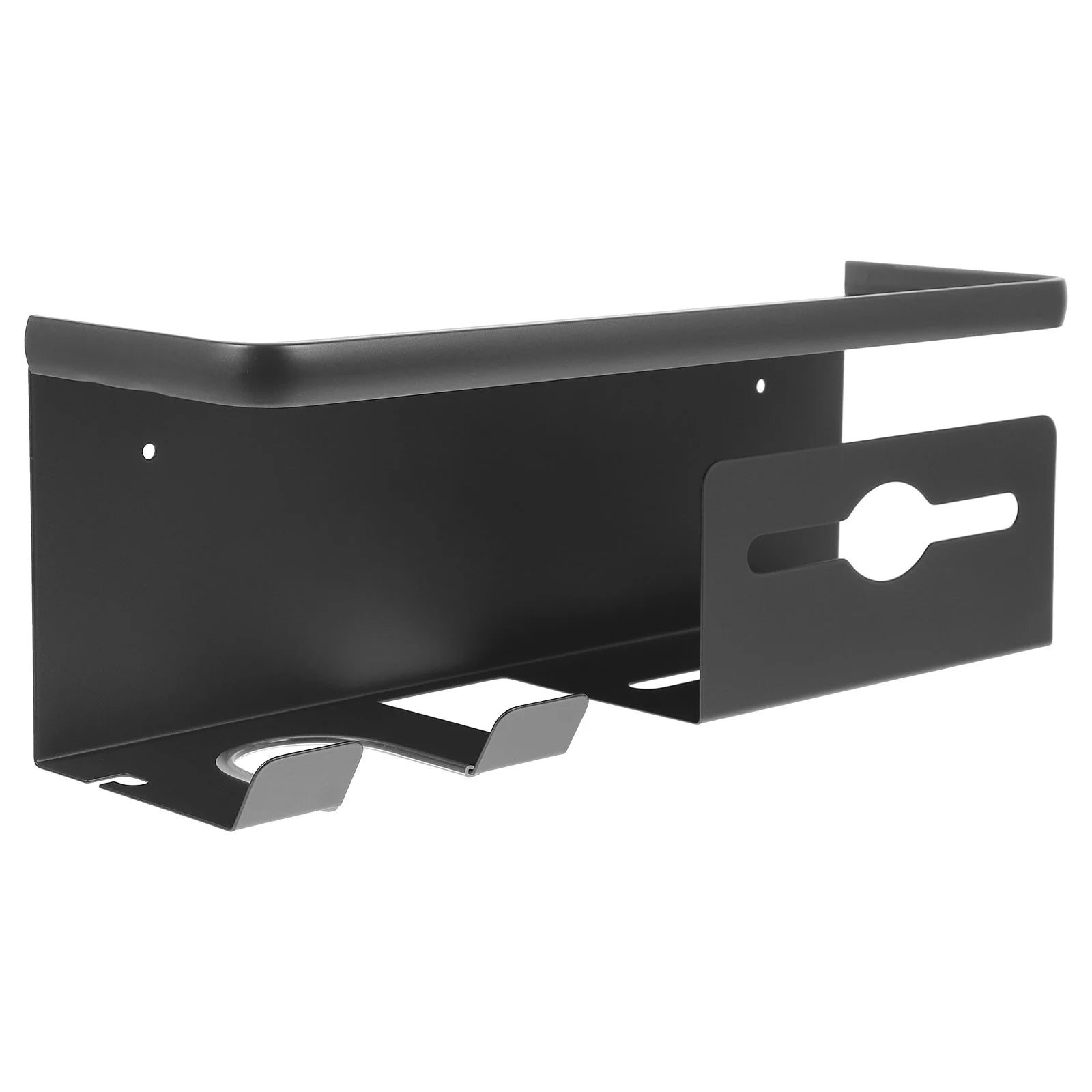Wall-Mounted Steel Hair Dryer Holder – Space-Saving Bathroom Organizer Dealprice.co.uk