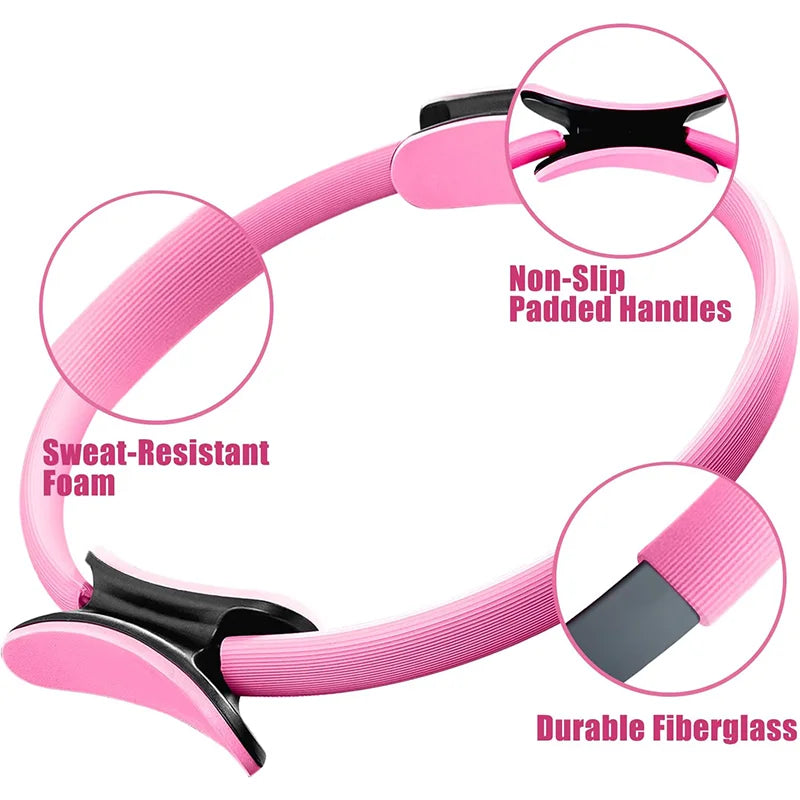 Pilates Ring – Magic Fitness Circle for Toning Thighs, Abs & Legs | Resistance Training & Yoga Dealprice.co.uk