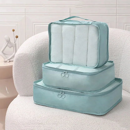 7PCS Travel Organizer Set – Packing Cubes for Clothes, Shoes & Luggage