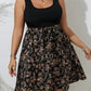 Plus Size Floral Knit Summer Dress – Sleeveless, Casual & Elegant