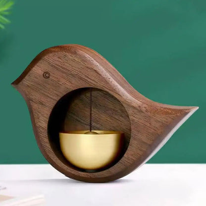 Magnetic Wooden Bird Doorbell Chime – Elegant Wind Chime for Home Dealprice.co.uk