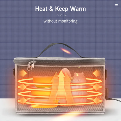 Portable Baby Food Warmer 3.8L – 12V Digital Car Bottle Heater with Temperature Control
