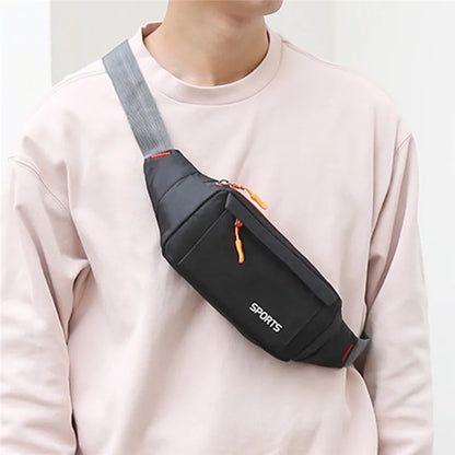 Men’s Waterproof Sports Crossbody Waist Bag – Oxford Outdoor Fanny Pack