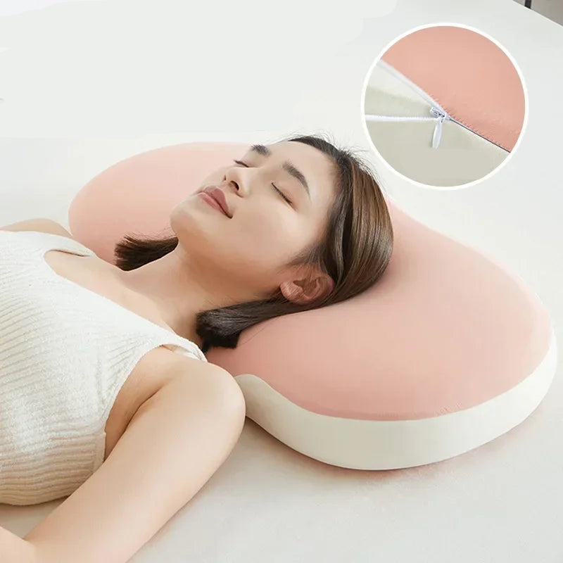 Zero Pressure Bio-Based Memory Foam Pillow – Slow Rebound Neck Support