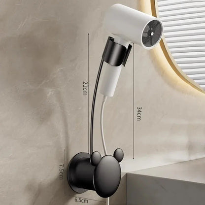 Wall-Mounted Adjustable Hair Dryer Holder – Hands-Free Styling Dealprice.co.uk