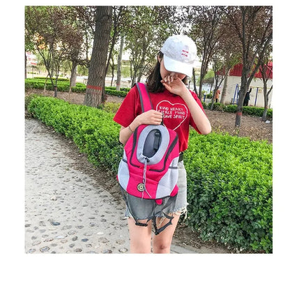 Pet Dog Carrier Backpack – Breathable Front Pack for Small & Medium Dogs & Cats Dealprice.co.uk