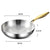 316 Stainless Steel Non-Stick  Frying Pan Wok- Pro-Grade Cooking with Zero Toxins