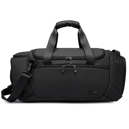 Men's Waterproof Gym Duffel Bag –  Bag with Shoe Compartment, Wet/Dry Separation