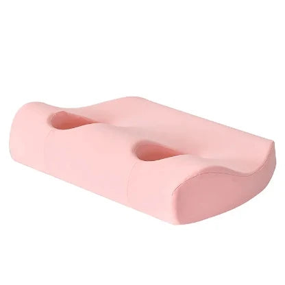Headphone-Friendly Memory Foam Pillow – Ergonomic Sleep & Sound Comfort