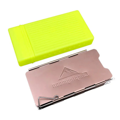 10-Plate Bronze Camping Stove Windshield – Foldable & Windproof Dealprice.co.uk