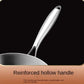 Premium 316 Stainless Steel Frying Pan Wok – Non-Stick, Uncoated, 7-Ply Skillet