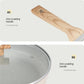 Aluminium Alloy Ceramic-Coated Wok for Gas & Induction - Non-Stick Frying Pan