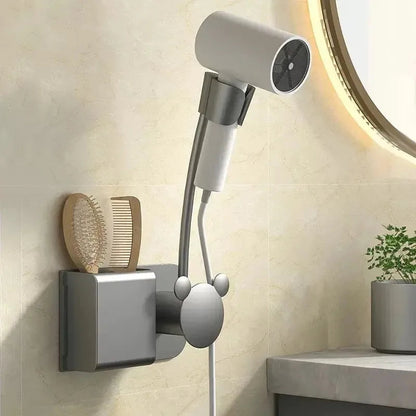 Wall-Mounted Adjustable Hair Dryer Holder – Hands-Free Styling Dealprice.co.uk