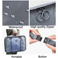7PCS Travel Organizer Set – Packing Cubes for Clothes, Shoes & Luggage
