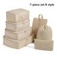 7PCS Travel Organizer Set – Packing Cubes for Clothes, Shoes & Luggage
