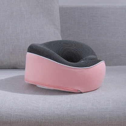 Memory Foam U-Shaped Travel Neck Pillow for Airplane, Car & Office