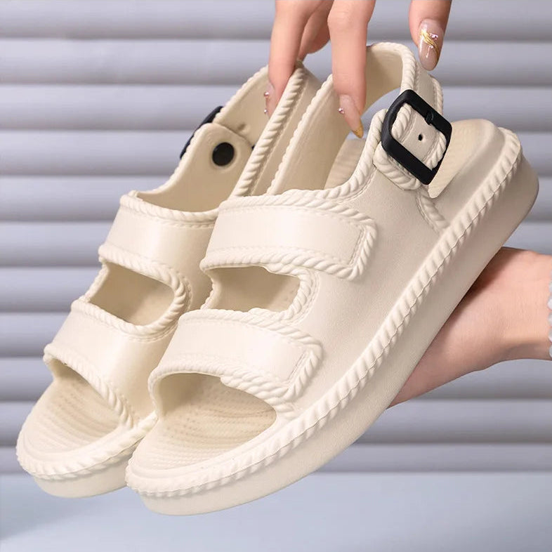 Women’s Breathable Uppers and Skid-proof Soles – EVA Buckle Sandals