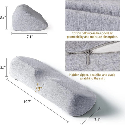 Contour Cervical Memory Foam Pillow – Ergonomic Neck Support for Side Sleepers