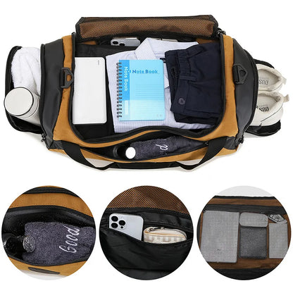 Gym Bag Dry Wet Separate Duffel Bag with Shoe Compartment