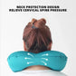 Inflatable Travel Neck Pillow – Portable U-Shaped Press-to-Inflate Pillow