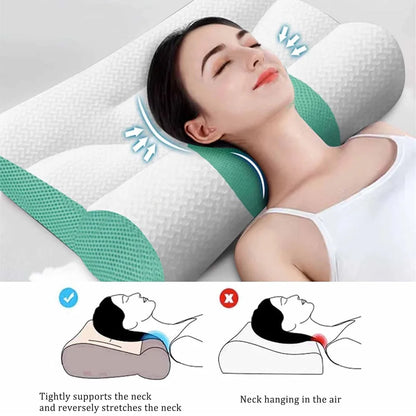 Cervical Memory Foam Pillow – Ergonomic Goose Down Neck Support Pillow