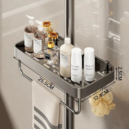 Removable No-Drill Shower Shelf – Sleek & Functional Storage Solution Dealprice.co.uk