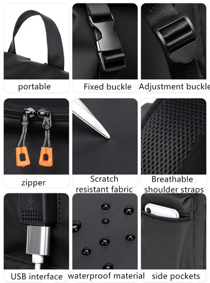 Large-Capacity Business & Travel Laptop Backpack – Stylish & Functional Dealprice.co.uk