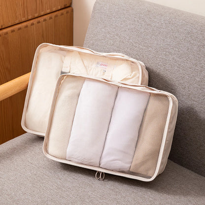 3PCS Travel Packing Cubes Set – Lightweight, Breathable, Multi-Size Luggage Organisers