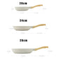 Medical Stone Ceramic Cookware for Gas & Induction - Non-Stick Wok Frying Pan