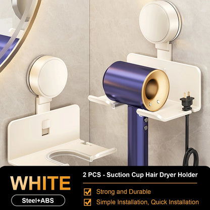 Wall-Mounted Hair Dryer Holder – Aluminium Cradle Stand Dealprice.co.uk