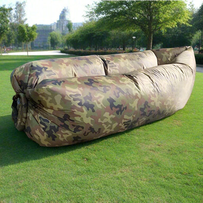 Portable Inflatable Air Sofa Bed – Waterproof & Lightweight Lounger for Beach, Camping & Outdoor Relaxation Dealprice.co.uk