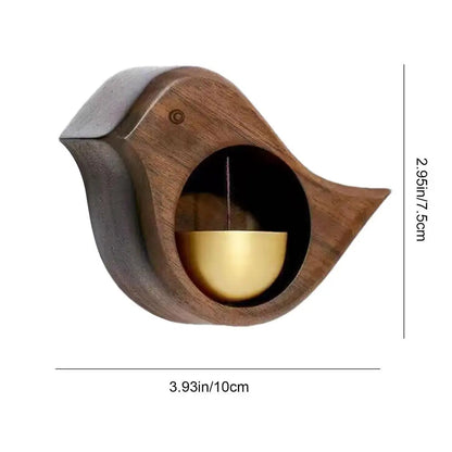 Magnetic Wooden Bird Doorbell Chime – Elegant Wind Chime for Home Dealprice.co.uk
