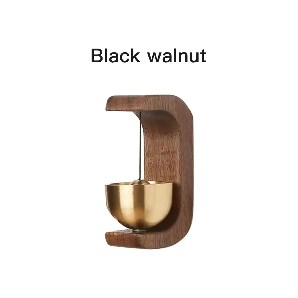 Dopamine Magnetic Wind Bell – Wooden & Copper Door Chime for Home Dealprice.co.uk