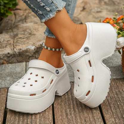 Women's Platform Clogs Slip On Slides – Summer Shoes Beach Sandals