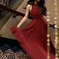 Elegant Sleeveless A-Line Midi Dress – Summer Solid Colour Dress  Parties & Birthdays