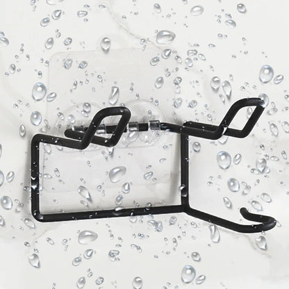No-Drill Wall-Mounted Stainless Steel Hair Dryer Holder & Organizer Dealprice.co.uk