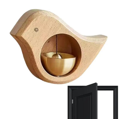 Magnetic Wooden Bird Doorbell Chime – Elegant Wind Chime for Home Dealprice.co.uk